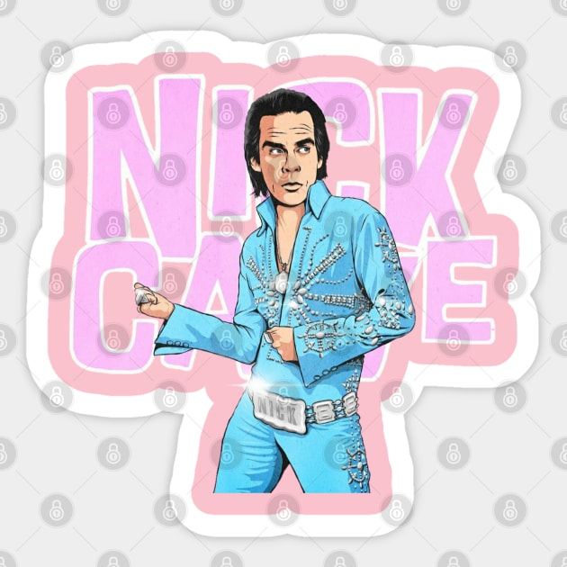 Nick cave Sticker by Lulabyan